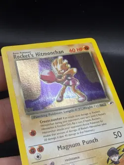 Rocket's Hitmonchan - 11/132 - Pokemon Gym Heroes Unlimited Holo Rare LP EM3 - Image 3