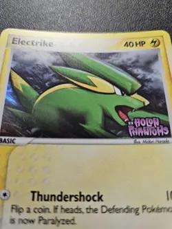 Pokemon EX Holon Phantoms Electrike Stamped Reverse Holo 64/110 NEAR MINT - Image 2