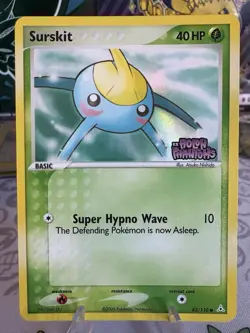 Surskit 82/110 EX Holon Phantoms Stamped Reverse Holo Pokemon Card NM - Image 1
