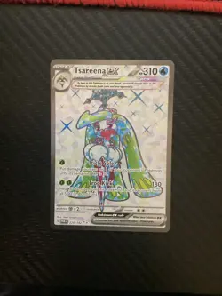 Tsareena ex 220/182 SV04: Paradox Rift NM Pokemon Card TCG - Image 1