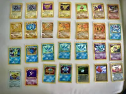 Vintage Pokemon Collection – 48 Holos + PSA 8 1st Ed Machamp – WOTC Lot - Image 1