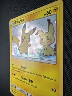 ⚡ Pikachu SM162 Holo Team Up Promo Pokemon Card ⚡ VLP - Image 3