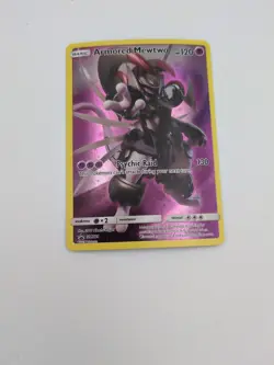 Pokemon TCG Armored Mewtwo Holo Black Star Promo Ultra Rare 2019 - Image 1