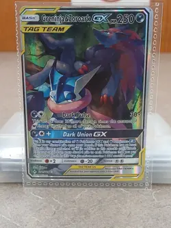 Pokemon TCG | Greninja & Zoroark GX 201/214 | TAG TEAM Full Art Ultra Rare LP - Image 1