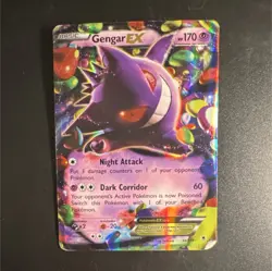 Pokemon Gengar EX 34/119 XY - Phantom Forces Ultra Rare Holo Psychic 170 HP - Image 1