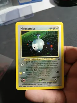 Pokemon TCG Magnemite 7/75 Neo Discovery Unlimited Edition Rare Holo Card -LP - Image 4