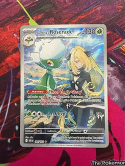 Pokemon TCG Cynthia's Roserade IR Destined Rivals Card 184/182 NM Condition - Image 1