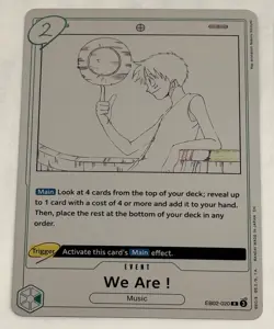 We Are! EB02-020 One Piece Extra Booster Anime 25th Collection (5x) Card English - Image 3