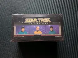 FLEER STAR TREK COLLECTIBLE CARD GAME FACTORY SEALED 12 DECK STARTER BOX - CCG - Image 1