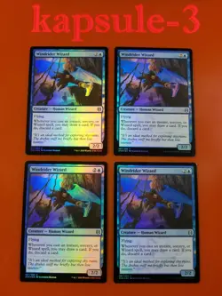 4x Windrider Wizard | FOIL | Zendikar Rising | MTG MAGIC CARDS - Image 1