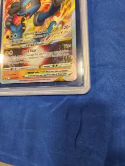 2022 Pokemon Lucario VSTAR Jumbo Card PSA 10 - Image 3