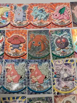 Topps Pokemon Tv Animation Cards Lot Of 34 1999 2000 Holos Used - Image 4