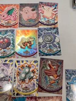 Topps Pokemon Tv Animation Cards Lot Of 34 1999 2000 Holos Used - Image 5