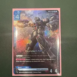 Gundam Card Game, Gundam NT-1, GD03-001 LR - Steel Requiem - Image 1