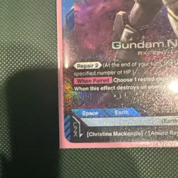 Gundam Card Game, Gundam NT-1, GD03-001 LR - Steel Requiem - Image 3