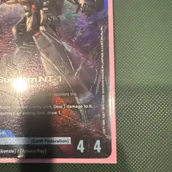 Gundam Card Game, Gundam NT-1, GD03-001 LR - Steel Requiem - Image 4
