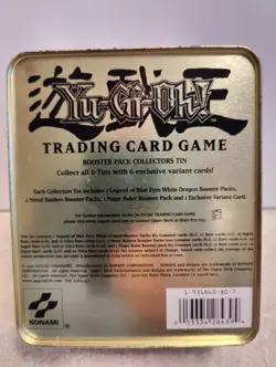 YUGIOH 2003 JOEY WHEELER B SKULL DRAGON TIN EMPTY USED NO CARDS TIN ONLY. - Image 2