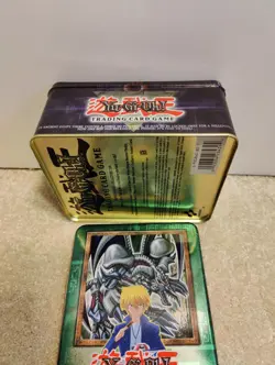 YUGIOH 2003 JOEY WHEELER B SKULL DRAGON TIN EMPTY USED NO CARDS TIN ONLY. - Image 4