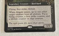 MTG Abigale Eloquent First-Year - Extended Art - Lorwyn Eclipsed #368 - Image 3