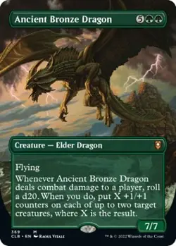 Ancient Bronze Dragon (Borderless) - 369 / English / Near Mint MTG - Image 1