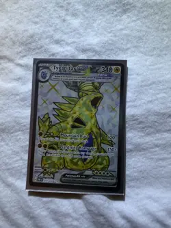 Tyranitar ex #211/197 SV Obsidian Flames Illustration Rare Holo Pokemon TCG NM - Image 1
