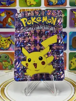 Pokemon Rare Vintage Vending Machine Holo prism sticker Nintendo 2000 Pikachu - Image 1