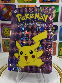 Pokemon Rare Vintage Vending Machine Holo prism sticker Nintendo 2000 Pikachu - Image 3