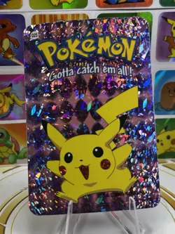 Pokemon Rare Vintage Vending Machine Holo prism sticker Nintendo 2000 Pikachu - Image 4