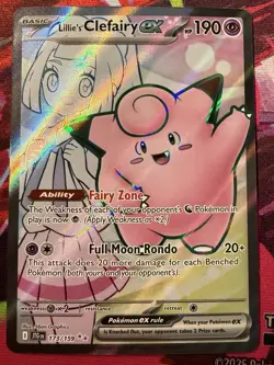 Lillie's Clefairy EX 173/159 Sv09: Journey Together Ultra Rare Pokemon TCG - Image 1