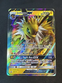 Jolteon GX SM173 Sm Holo Sun & Moon Black Star Promo Pokemon - Image 1