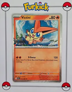 Victini Stamped 012/086 | Black Bolt | BLK | Pokemon Card | NM - Image 1