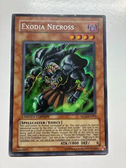 USA Seller Yugioh Exodia Necross MC2-EN003 Limited Edition Secret Rare MP - Image 1