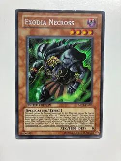 USA Seller Yugioh Exodia Necross MC2-EN003 Limited Edition Secret Rare MP - Image 2