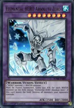 Elemental HERO Absolute Zero 1st Ed Ultra Rare BLHR-EN065 Yu-Gi-Oh! - Image 1