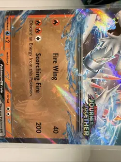 Pokemon Reshiram EX Double Rare Holo Card 030/159 Sv09: Journey Together STAMPED - Image 4