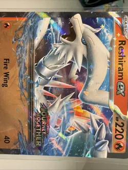 Pokemon Reshiram EX Double Rare Holo Card 030/159 Sv09: Journey Together STAMPED - Image 5