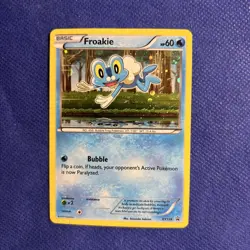 Froakie XY138 Black Star Cosmos Promo RARE Holo Pokemon Card NM - Image 1