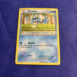 Froakie XY138 Black Star Cosmos Promo RARE Holo Pokemon Card NM - Image 2