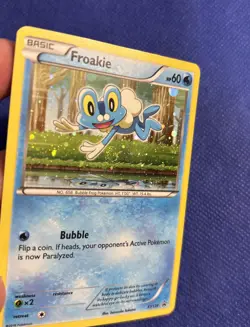 Froakie XY138 Black Star Cosmos Promo RARE Holo Pokemon Card NM - Image 3