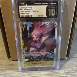 One Piece Jewelry Bonney OP08-105 English Trading Card CGC Pristine 10 - Image 1