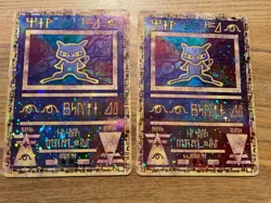 Two Pokemon TCG Ancient Mew Movie Promo Holo Rare Cards 1999/2000 - Image 1