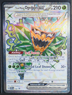 Teal Mask Ogerpon ex - Ultra Rare SV: Scarlet & Violet Promo Cards 166 NM - Image 1