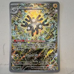 Pokemon TCG Magneton SVP 159 Surging Sparks Promo Card Near Mint Condition - Image 1