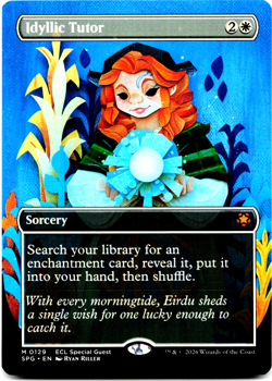 Idyllic Tutor (Borderless) - [Special Guests] Magic - MTG SPG 0129 NM - Image 1