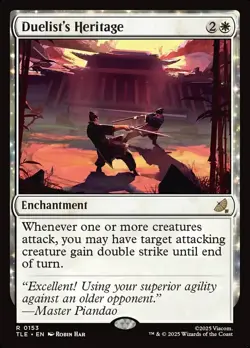 Duelist's Heritage - #153 - Avatar: Eternal - NM MTG - Image 1