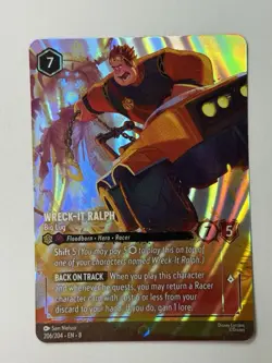 Lorcana Wreck-It Ralph Big Lug Enchanted 206/204 Reign of Jafar - Image 1
