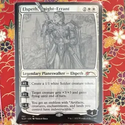 Elspeth, Knight-Errant Secret Lair Drop Sketch Showcase Regular Near Mint - Image 1