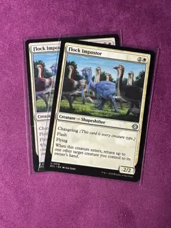 2x Flock Imposter Lorwyn Eclipsed Regular MTG NM - Image 1