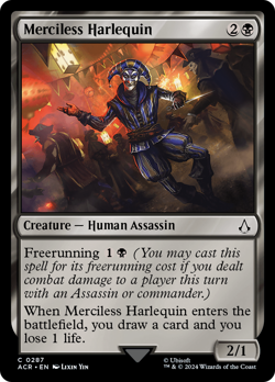 Merciless Harlequin - Assassin's Creed - MTG Near Mint - Image 1