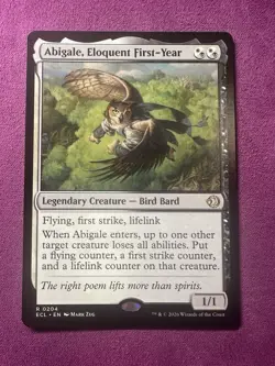 (x2) Abigale, Eloquent First-Year Extended Art + Regular Lorwyn Eclipsed NM MTG - Image 4